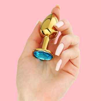 Анальные украшения со стразой